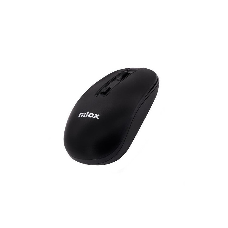 Nilox WIRELESS BLACK 1000 DPI mouse Wi-Fi Ottico 1600 DPI