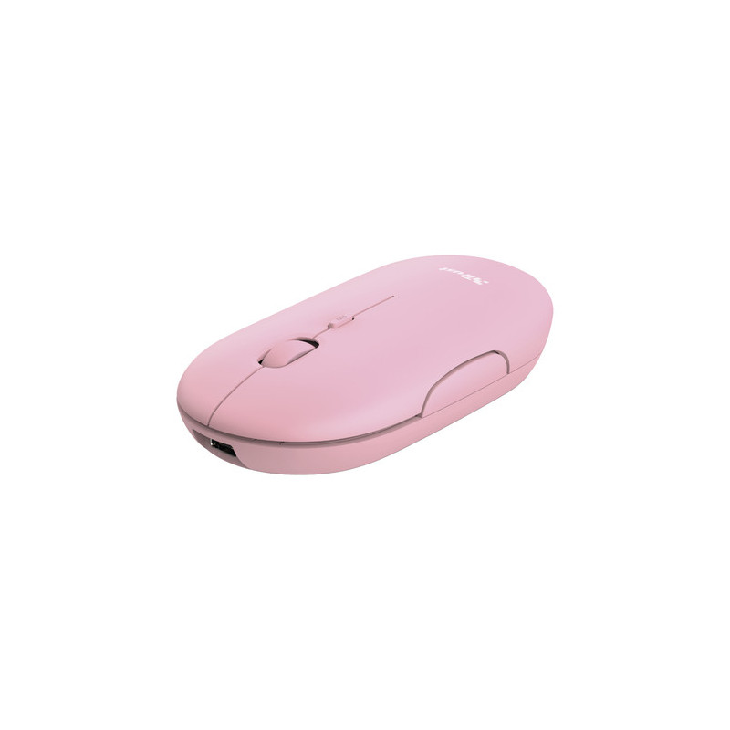 Trust Puck mouse Ambidestro Wireless a RF + Bluetooth Ottico 1600 DPI