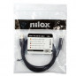 Nilox NXCUSBA01 cavo USB 1,8 m USB A USB B Nero