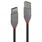 Lindy 36702 cavo USB 1 m USB 2.0 USB A Nero, Grigio