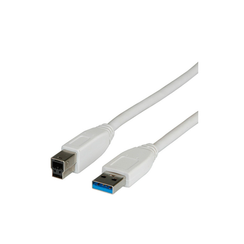 ITB ROS3001 cavo USB 0,8 m USB 3.2 Gen 1 (3.1 Gen 1) USB A USB B Beige