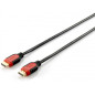 Equip 119341 cavo HDMI 1 m HDMI tipo A (Standard) Nero, Rosso