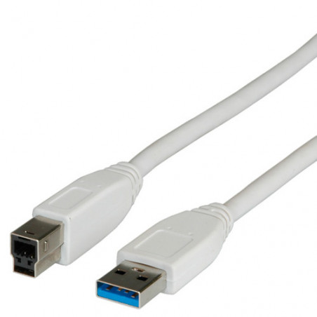 ITB ROS3002 cavo USB 1,8 m USB 3.2 Gen 1 (3.1 Gen 1) USB A USB B Beige