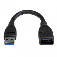 StarTech.com Cavo prolunga USB 3.0 Tipo A da 15 cm da A ad A - Maschio/Femmina