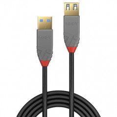 Lindy 36763 cavo USB 3 m USB 3.2 Gen 1 (3.1 Gen 1) USB A Nero