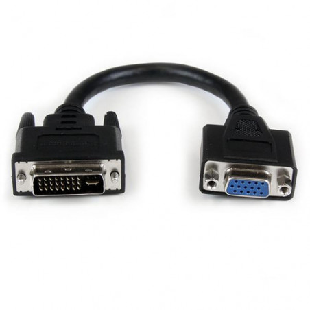 StarTech.com Adattatore cavo DVI a VGA da 20 cm - DVI-I maschio a VGA femmina