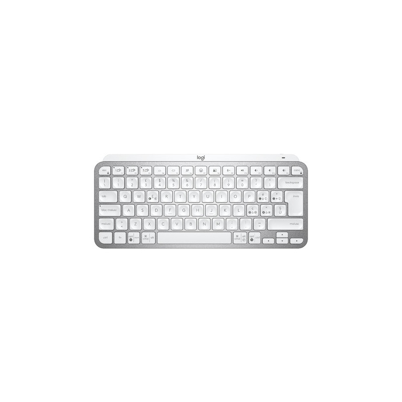 Logitech MX Keys Mini Minimalist Wireless Illuminated Keyboard tastiera RF senza fili + Bluetooth QWERTY Italiano Grigio