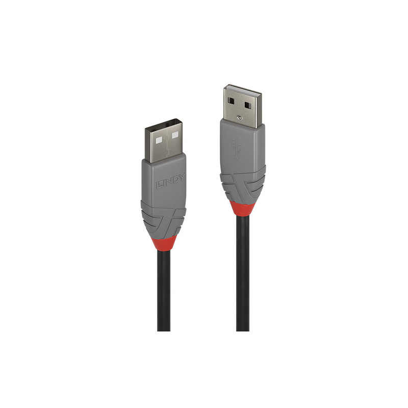 Lindy 36694 cavo USB 3 m USB 2.0 USB A Nero, Grigio