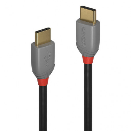 Lindy 36873 cavo USB 3 m USB 2.0 USB C Nero, Grigio