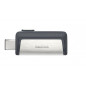 SanDisk Ultra Dual Drive USB Type-C unità flash USB 64 GB USB Type-A / USB Type-C 3.2 Gen 1 (3.1 Gen 1) Nero, Argento