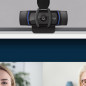 Logitech C920S HD Pro Webcam, Videochiamata Full HD 1080p/30fps, Audio Stereo ‎Chiaro, ‎Correzione Luce HD, Privacy Shutter,