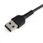 StarTech.com Cavo da USB-A a Lightning da 30cm nero - Robusto e resistente cavo di alimentazione/sincronizzazione in fibra arami