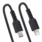 StarTech.com Cavo USB-C a Lightning da 50 cm Certificato MFi, Cavetto iPhone Spiralato di Ricarica/Alimentazione, Resistente Cav