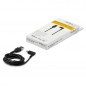 StarTech.com Cavo da USB-A a Lightening da 1m durevole - nero ad angolo retto a 90° in fribra aramidica - Robusto e resistente 