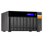 QNAP TL-D800S contenitore di unità di archiviazione Box esterno HDD/SSD Nero, Grigio 2.5/3.5"