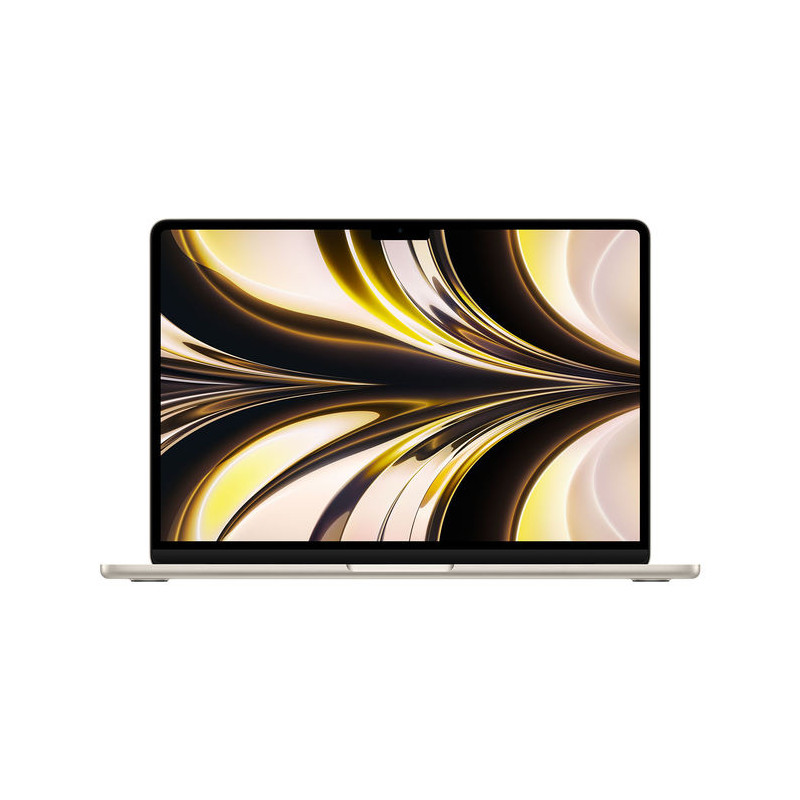 Apple MacBook Air 13-inch : M2 chip with 8-core CPU and 8-core GPU, 256GB - Starlight