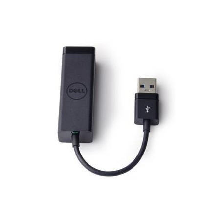 Dell - Adattatore di rete - USB-C - Gigabit Ethernet - nero - per Latitude 73XX, 9420 2-in-1, 95XX, Precision Mobile Workstation