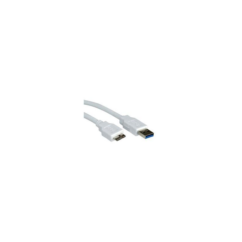 Nilox USB A - Micro-USB B, 2m cavo USB USB 3.2 Gen 1 (3.1 Gen 1) Bianco