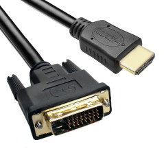 Vultech HDMI-DVI 1.8m M-M 1,8 m DVI-A Nero