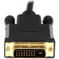 StarTech.com Cavo convertitore adattatore attivo DisplayPort a DVI da 1,8 m – DP a DVI 2560x1600 - Nero