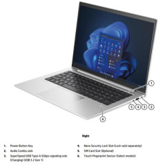 HP EliteBook 1040 G10 / Core i7-1355U  / UMA / 32GB / 1TB SSD / Windows 11 Pro 64 / Wolf Pro Security / 3/3/3 Travel Warranty