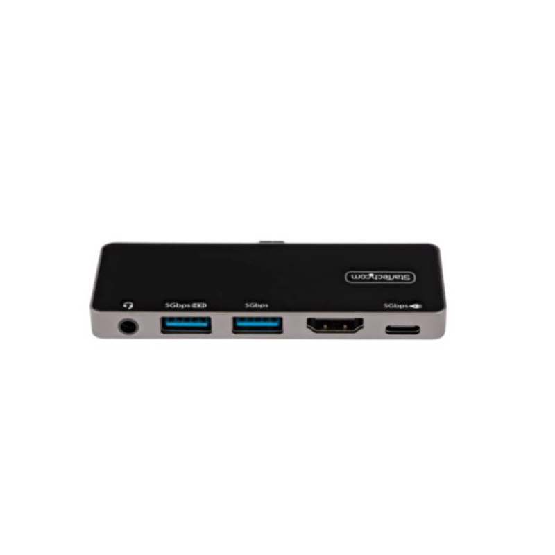StarTech.com Adattatore Multiporta USB C a HDMI 4K 60Hz, Hub USB 3.0 a 3 porte, HDMI 2.0 Audio - USB-C Mini Docking station con
