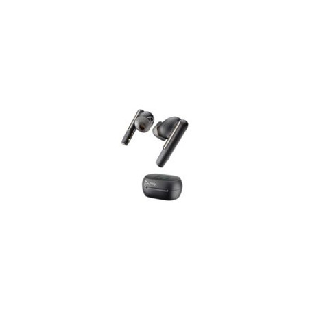 Poly Voyager Free 60+ UC M Carbon Black Earbuds +BT700 USB-A Adapter +Touchscreen Charge Case