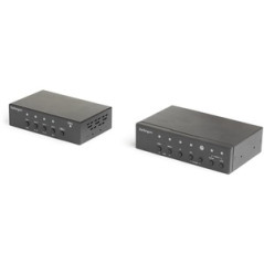 StarTech.com Kit Extender Multi-Input HDBaseT con Switch Incorporato e Scaler Video - Prolunga video/audio/infrarossi/rete - HDM