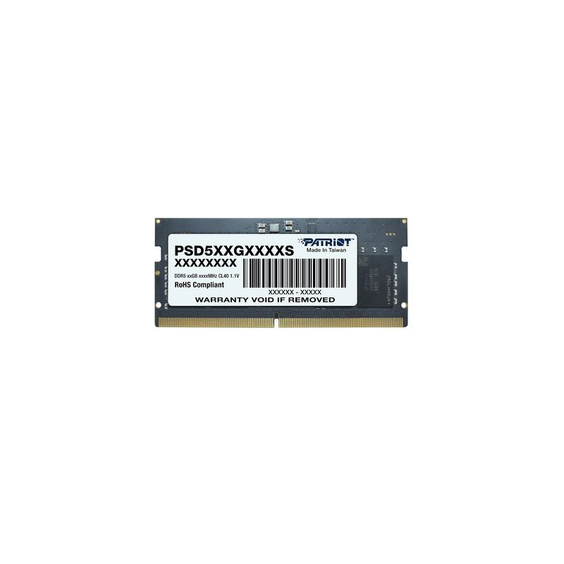 PATRIOT RAM 8GB DIMM DDR5 5200MHz 1Gx16