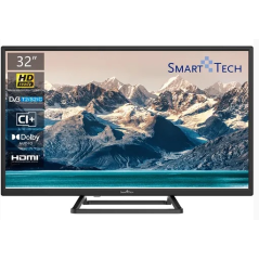 TV 32 SMARTECH HD PIEDE CENTRALE DVB T2/C/S2 3X HDMIH265