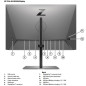 HP Z24n G3 - Monitor a LED - 24" - 1920 x 1200 WUXGA @ 60 Hz - IPS - 350 cd/m - 1000:1 - 5 ms - HDMI, 2xDisplayPort - argento