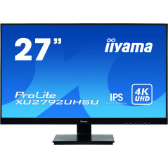 iiyama ProLite XU2792UHSU-B1 - Monitor a LED - 27" - 3840 x 2160 4K @ 60 Hz - IPS - 300 cd/m - 1000:1 - 4 ms - HDMI, DVI, Displa