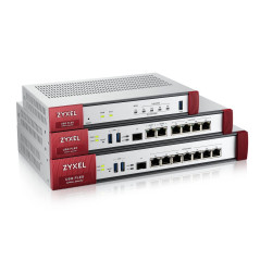 USGFlex Security Gateway 100. Porte: 1xWAN, 3xLAN/DMZ, 1xOPT (WAN2), 1xUSB. WAN Load Balancing/Failover. VPN: 40 IPSec/L2TP, 30 