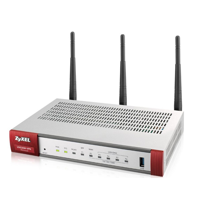 Zyxel USG20W-VPN - Firewall - GigE - 2.4 GHz, 5 GHz