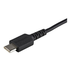 StarTech.com Cavo di ricarica USB C sicuro da 1 m - Cavo di sola alimentazione da USB-A a USB type C con blocco dati - Cavo cari