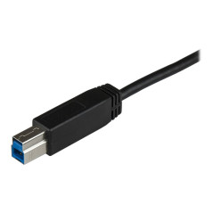 StarTech.com USB31CB1M cavo USB 1 m USB 3.2 Gen 2 (3.1 Gen 2) USB C USB B Nero