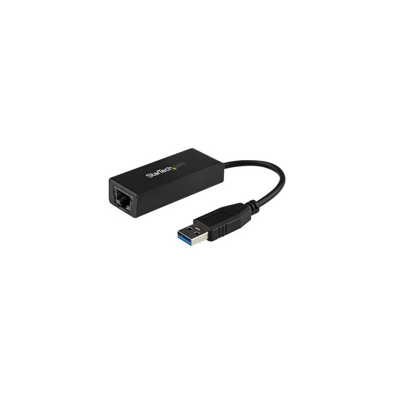 StarTech.com Adattatore USB 3.0 a Ethernet Gigabit (RJ45) - Scheda di rete NIC LAN Esterna USB3.0 a Ethernet 10/100/1000 Mbps (U