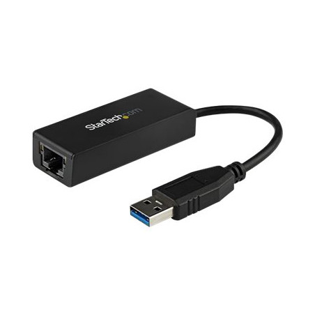 StarTech.com Adattatore USB 3.0 a Ethernet Gigabit (RJ45) - Scheda di rete NIC LAN Esterna USB3.0 a Ethernet 10/100/1000 Mbps (U