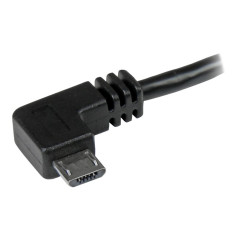 StarTech.com Cavo da Usb a micro USB con connettori ad angolo destro - M/M da 1 m Nero - Cavo USB - Micro-USB Tipo B (M) a USB (