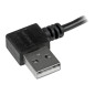 StarTech.com Cavo da Usb a micro USB con connettori ad angolo destro - M/M da 1 m Nero - Cavo USB - Micro-USB Tipo B (M) a USB (