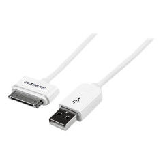 StarTech.com Cavo connettore dock Apple 30 pin a USB da 1 m per iPhone / iPod / iPad con connettore a gradino (USB2ADC1M) - Adat