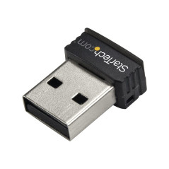 StarTech.com Adattatore di rete N wireless mini USB 150Mbps - 802.11n/g 1T1R - Adattatore di rete - USB 2.0 - 802.11b/g/n - nero