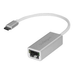 StarTech.com Adattatore di rete USB-C a RJ45 Gigabit Ethernet Gbe - M/F - Argento