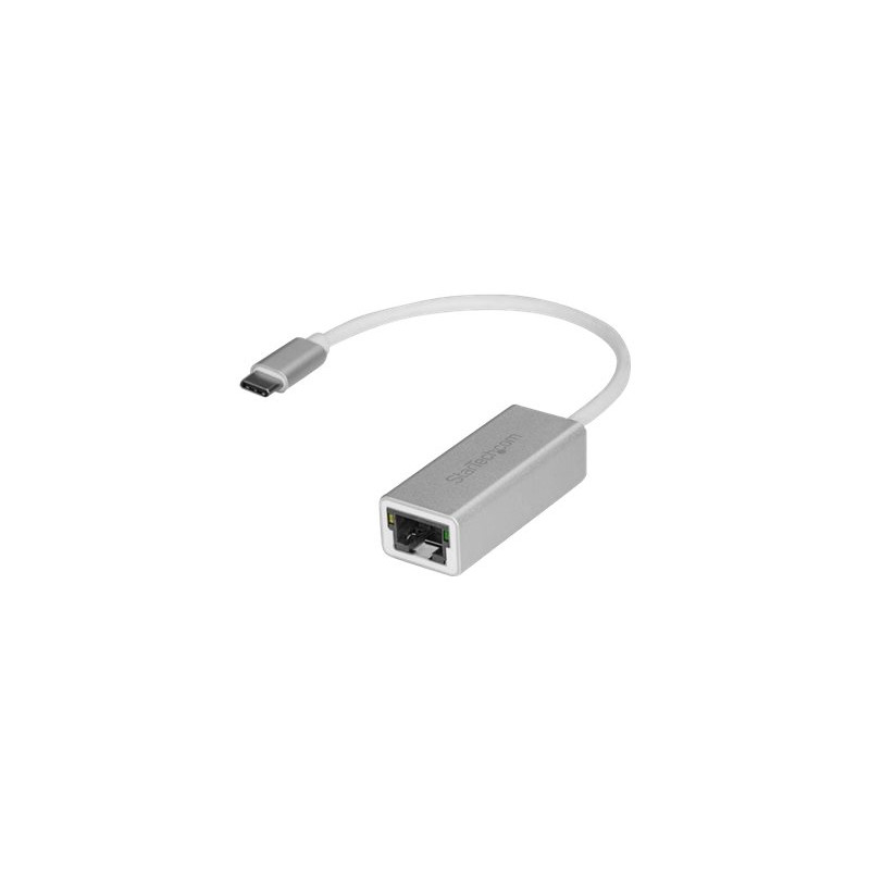 StarTech.com Adattatore di rete USB-C a RJ45 Gigabit Ethernet Gbe - M/F - Argento