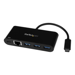 StarTech.com Adattatore di rete USB-C a Ethernet a 3 porte - Hub USB 3.0 con Power Delivery