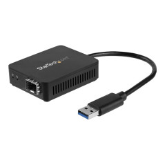 StarTech.com Convertitore da USB 3.0 a fibra ottica - Adattatore compatto da USB a SFP aperto - Adattatore di rete da USB a Giga