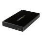 StarTech.com Box Esterno Universale per disco rigido SATA III da 2,5" USB 3.0 - Case SSD/HDD portabile SATA 6 Gbps - supporto UA