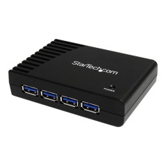 StarTech.com Hub a 4 porte USB 3.0 SuperSpeed, colore nero