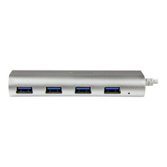 StarTech.com Hub USB 3.0 a 4 porte compatto e portatile con cavo integrato