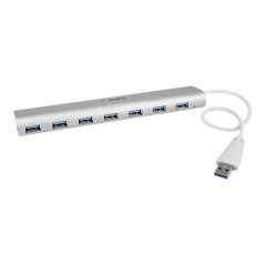 StarTech.com Hub USB 3.0 a 7 porte compatto con cavo integrato